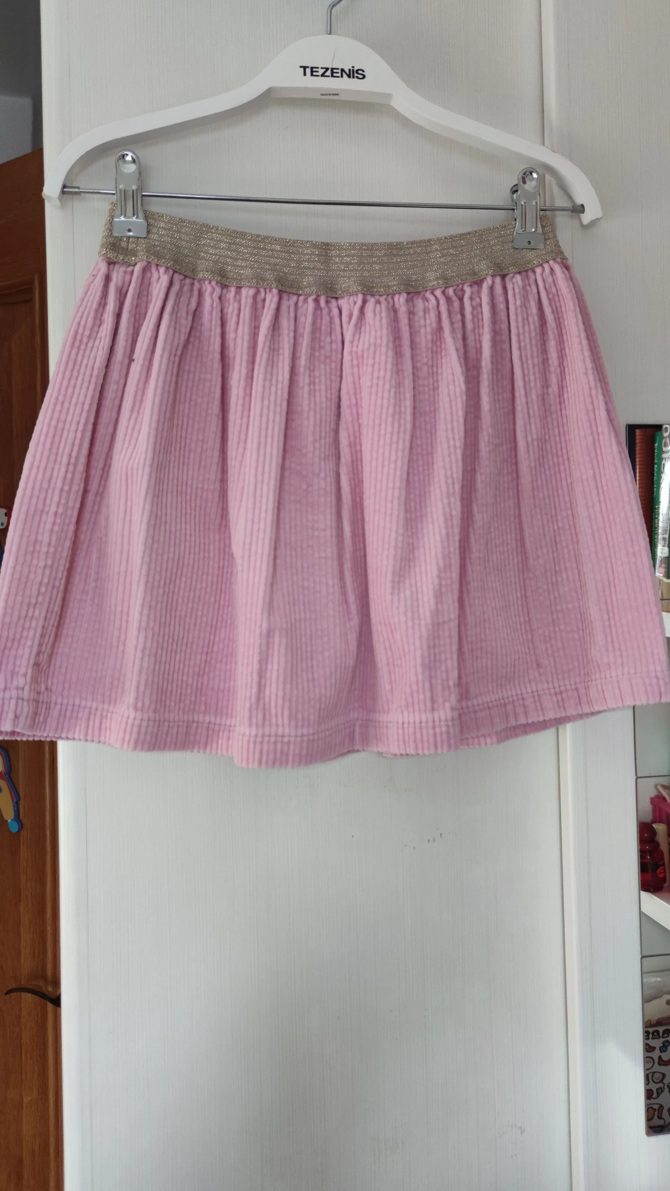 Benetton Elastic Waist Corduroy Skirt Size 7-8 Years – photo 6